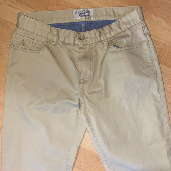 Penguin by Munsingwear  PREMIUM SLIM FIT STRETCH CHINO Mens size 30X32 - Picture 3 of 8